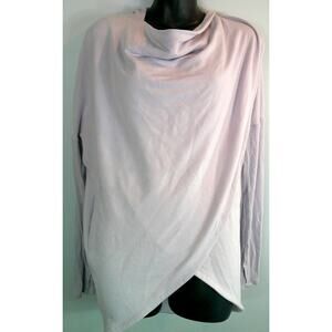 Athleta Purana Soft Nirvana Wrap Cover Sweatshirt Hoodie 486073 Small‎ Violet